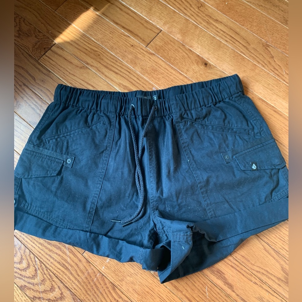 Volcom Navy Cargo Shorts Relaxed Fit